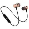 Image de Ecouteurs bluetooth metal pour samsung galaxy z flip smartphone sans fil telecommande son main libre intra-auriculaire universel (or)