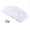Image de Souris Pour Pc Hp Usb Sans Fil Ultra Plate Universelle Capteur Optique 3 Boutons Ordinateur (blanc)