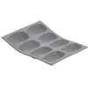 Image de Moule pour 8 mini madeleine en silicone elastomoules - De Buyer - Gris - Silicone