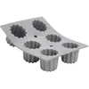 Image de Moule pour 6 mini cannelé en silicone elastomoules - De Buyer - Gris - Silicone