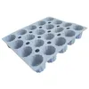 Image de Moule pour 20 mini cannelés bordelais en silicone elastomoule - De Buyer - Gris - Silicone
