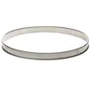 Image de Cercle à tarte bord roulé 24 cm en inox - De Buyer - Argent / Métallique - Acier Inoxydable (inox)