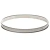 Image de Cercle à tarte bord roulé 28 cm en inox - De Buyer - Argent / Métallique - Acier Inoxydable (inox)
