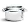 Image de de Buyer Twisty casserole à induction set de 3 pièces, Poêle + casserole, Argent
