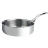 Image de DeBuyer - Sauteuse à queue bord droit inox - Affinity : ø 20
