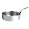 Image de De Buyer Sauteuse Affinity Bords Droits - Inox - Diametre : 24 Cm