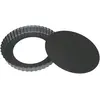 Image de de Buyer Tortenform Ø 24cm, geriffelt, Boden herausnehmbar, Moule à gâteau, Noir