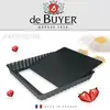 Image de De buyer 4709.18 moule à tarte carré fond démontable 18 cm