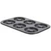 Image de Plaque pour 6 mini 8 cm savarins - De Buyer - Gris - Acier