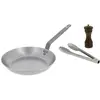 Image de de Buyer Box Teaklover Mineral B 26+Pince+Broyeur, Poêle + casserole, Gris, Argent