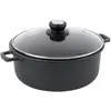Image de de Buyer Choc Extreme Cocotte anti-adhésive avec couvercle en verre, induction, Poêle + casserole, Noir