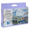 Image de Lefranc & bourgeois 601660 boîte de 12 peintures aquarelles avec palette détachable