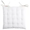 Image de Coussin de chaise bicolore réversible en coton lin et écru