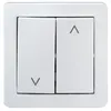 Image de Schneider Electric - Interrupteur volets-roulants 2 boutons - blanc - Alréa - Schneider
