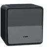Image de Bouton-poussoir MUREVA STYL lumineux IP 55 gris - SCHNEIDER ELECTRIC - MUR35028