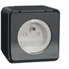 Image de Schneider Electric - Prise 2P+T en saillie étanche IP55 - anthracite - Mureva - Schneider