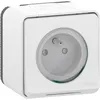 Image de Prise 2P+T en saillie étanche IP55 - blanc - Mureva - Schneider