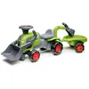 Image de Porteur tracteur avec remorque Claas vert