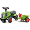 Image de Falk Toys Véhicule coulissant avec remorque Claas