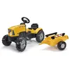 Image de Tracteur à pédales SuperBuilder - Capot ouvrant et remorque - De 2 à 5 ans
