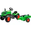 Image de Falk - Tracteur pour enfant à pédales avec capot ouvrant et remorque X Tractor