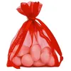 Image de 10 sacs organza 7.5x10cm rouge - chalayer 2462 0-7