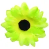 Image de 24 fleurs marguerite sans tige tissu 5cm vert - 000263100000010