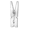Image de Mini Pinces Bois 3,5Cm Argent