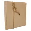 Image de livre d'or carton 40p 24x25cm lin nature - chalayer 000279100000000