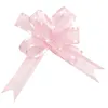 Image de 5 mini noeuds organdi rose 16 mm - 000282600000005