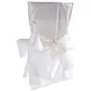 Image de Sachet De 10 Housses De Chaise Non Tisse Avec Noeud Diff. Coloris - Blanc