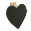 Image de Ardoise Coeur Sur Pince Naturel