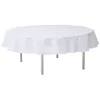 Image de nappe ronde papier intissé 2.40m blanc - chalayer 000296400000001