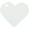 Image de 10 marque places coeur blanc