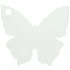 Image de 10 marque places papillon blanc 4 cm - Coloris : Blanc000298800000001