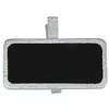 Image de 12 ardoises bois sur pince 4x2cm argent - chalayer 000298900000004