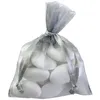 Image de 10 sacs en organza 7.5*10cm - gris