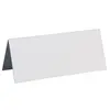 Image de 10 Marque-places rectangulaires blancs taille unique