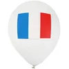 Image de 8 ballons latex tricolore france 23 cm - 000446600000001