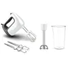 Image de Robot Pâtissier Moulinex Prep'Mix+ HM4641 2.5L 500W 5 Vitesses Acier Inoxydable Blanc/Noir