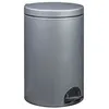 Image de Poubelle à pédale 20l gris Rossignol 90251