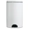 Image de Poubelle à pédale 20l blanc Rossignol 90253