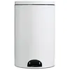 Image de Poubelle à pedale 14l blanc Rossignol 90264