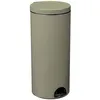 Image de Poubelle à pédale 30l gris vert Rossignol 90319