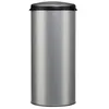 Image de Poubelle 45l gris métal Rossignol 93632