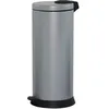 Image de Poubelle à pédale 30l gris métal Rossignol 94067