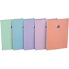 Image de Bloc OXFORD SMART 80 feuilles, format A4, quadrillé 5x5, coloris pastel assortis