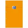 Image de Oxford, Cahier + bloc-notes, Bloc-notes, 210 x 315, quadrillé, 80 feuilles, orange (A4, Quadrillé, Non contraignant)