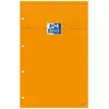 Image de Oxford l8maa bloc agrafé perforé 160 pages 210x315 ligné 80 g jaune 100106287