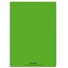 Image de Cahier piqûre Clairefontaine 21x29,7cm, 96 pages grands carreaux, Vert
